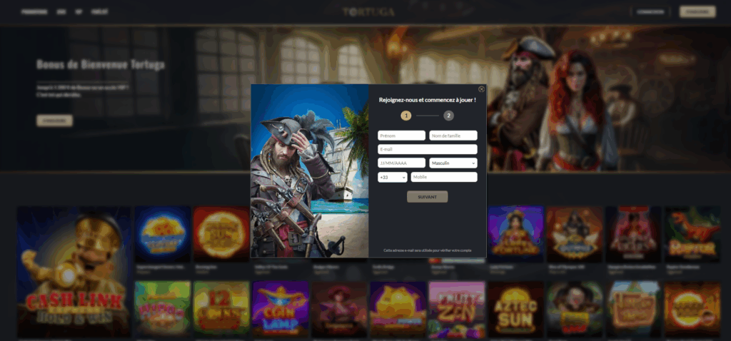 Casino Tortuga connexion